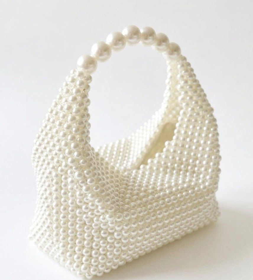 Luna Pearl Beaded Bag