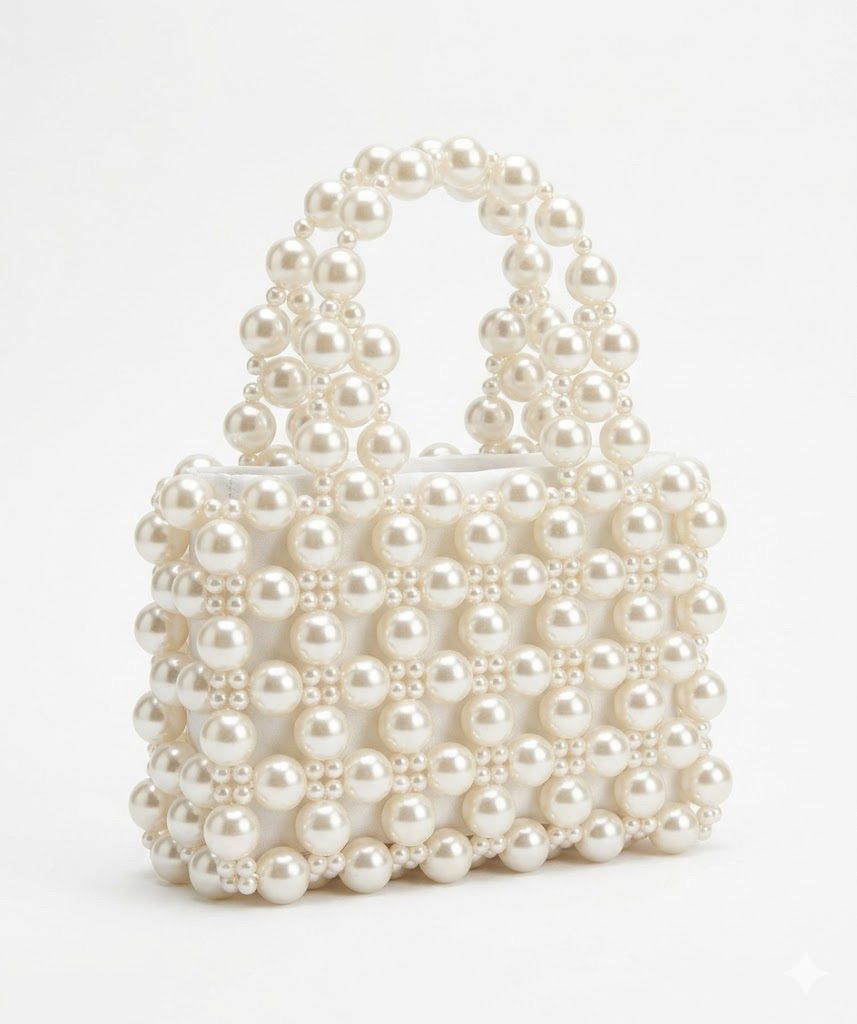 Heirloom Pearl Beaded Bag
