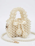 Ivory Bloom Beaded Bag