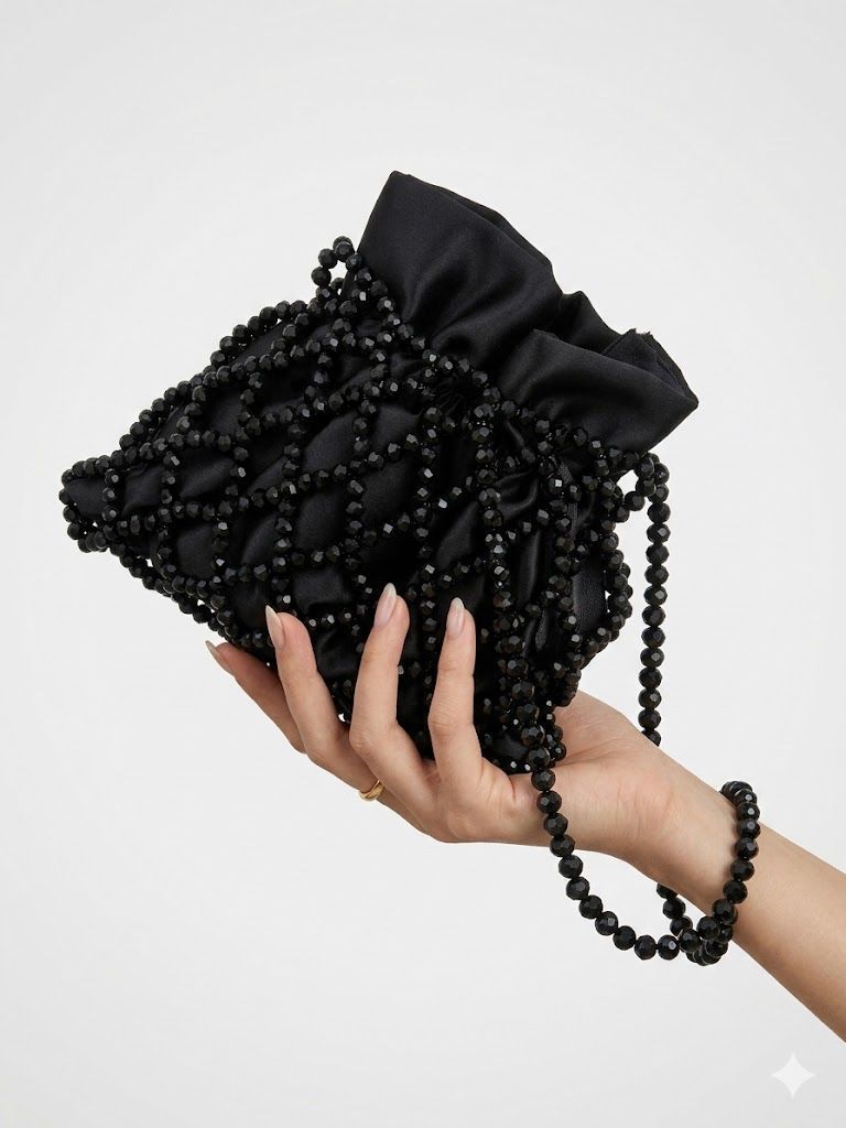 Crystal bliss beaded bag