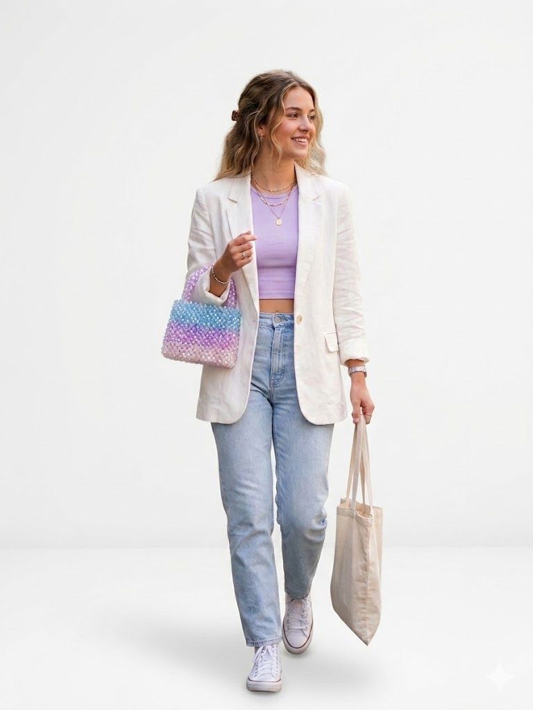 Crystal Skies Beaded Bag