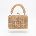Amber Luxe Crystal Clutch